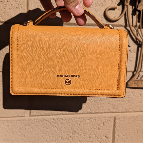 Michael kors jet set top handle smart phone crossbody bag - Picture 10 of 10